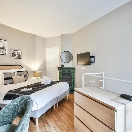 New Triplex 6pers#etoile#porte Maillot#porte Champerret Parigi